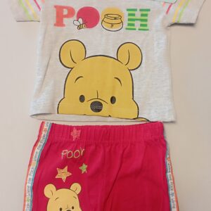 Winnie Pooh Set kurze Hose & T-Shirt rot