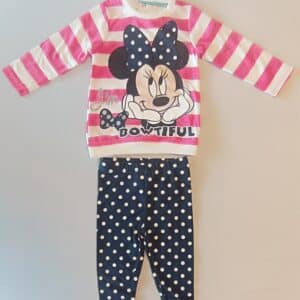 Minnie Mouse Set Langarmshirt & lange Hose