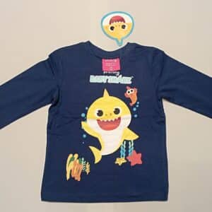 Baby Shark Langarmshirt blau
