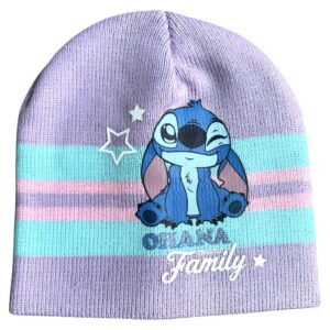 Stitch Mütze lila