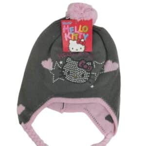 Hello Kitty Mütze Grau