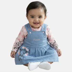Bambi Kleid mit Langarmshirt 2-teiler