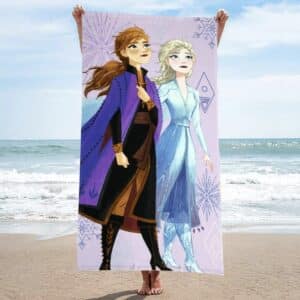 Eiskönigin Anna und Elsa Badetuch