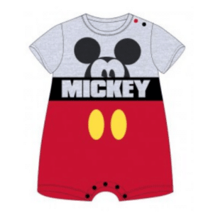 Mickey Mouse kurzer Strampler/Spieler grau (b)