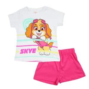Paw Patrol 2teiler T-Shirt & kurze Hose pink